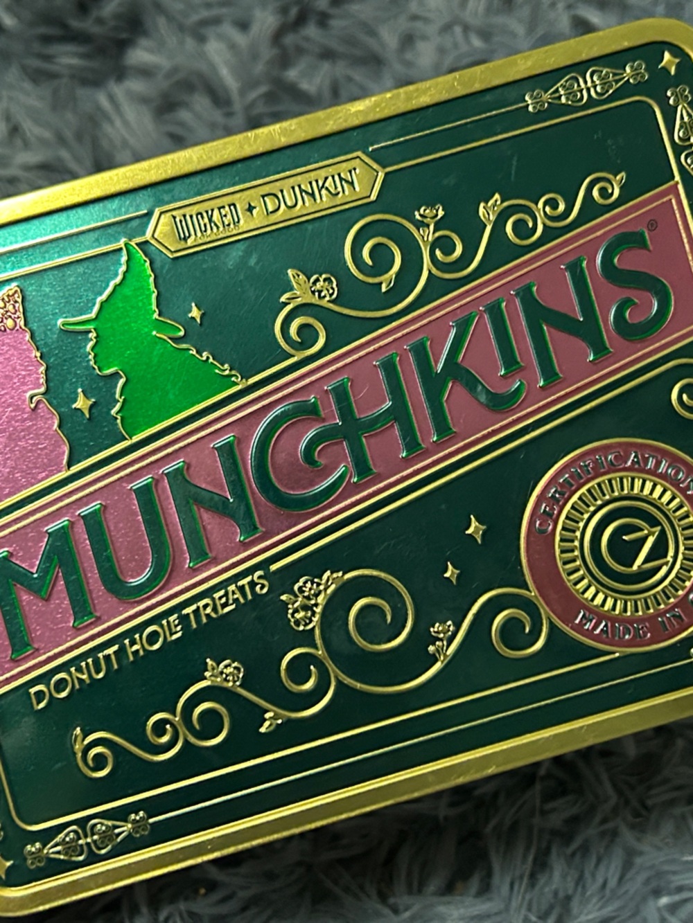 RARE Wicked Dunkin Collectible Tin